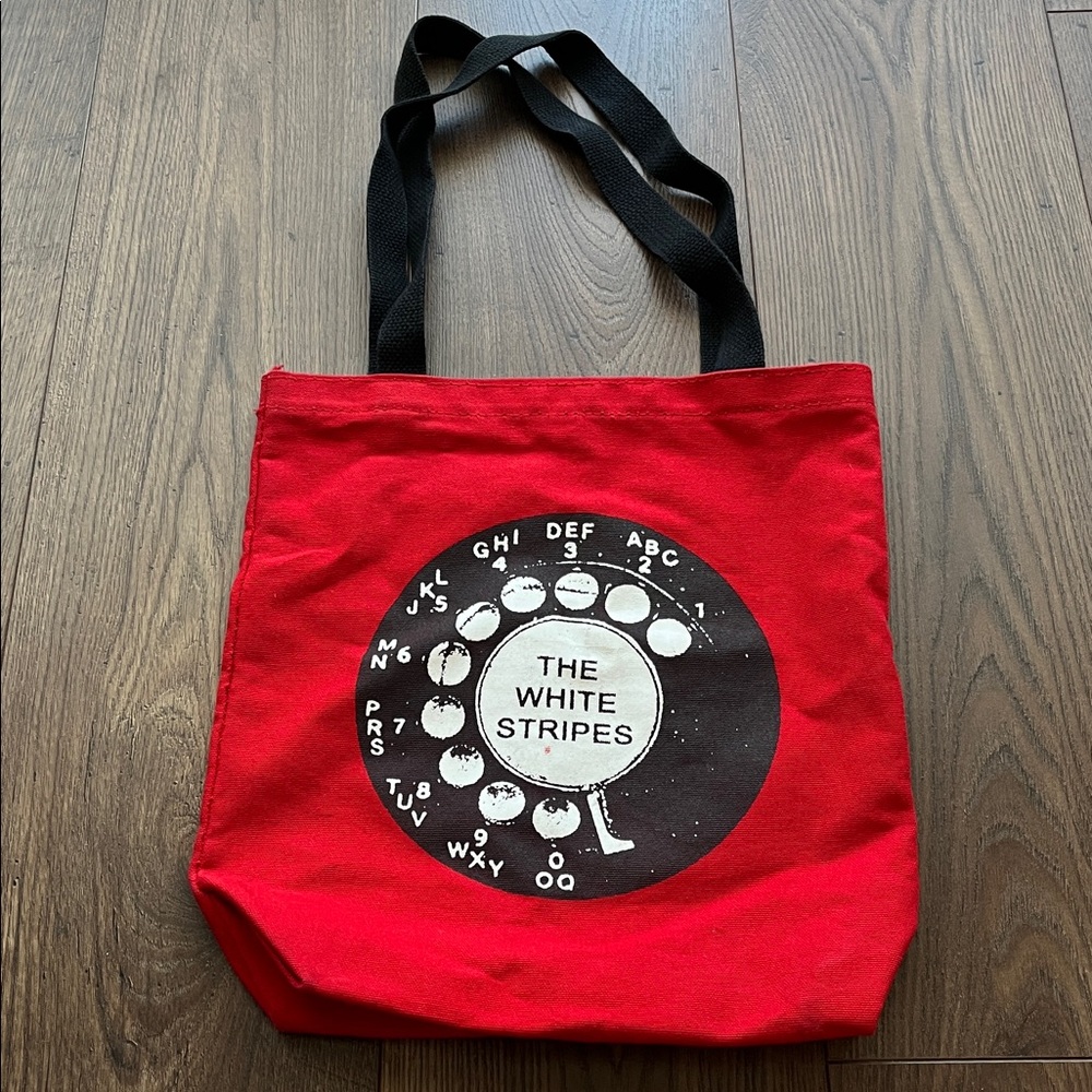 Vintage The White Stripes Hello Operator Tote Bag